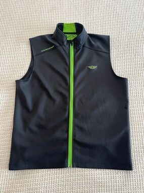 Sun Mountain The Olympic Club Golf Vest Gray & Green Size Medium Thermal Wear